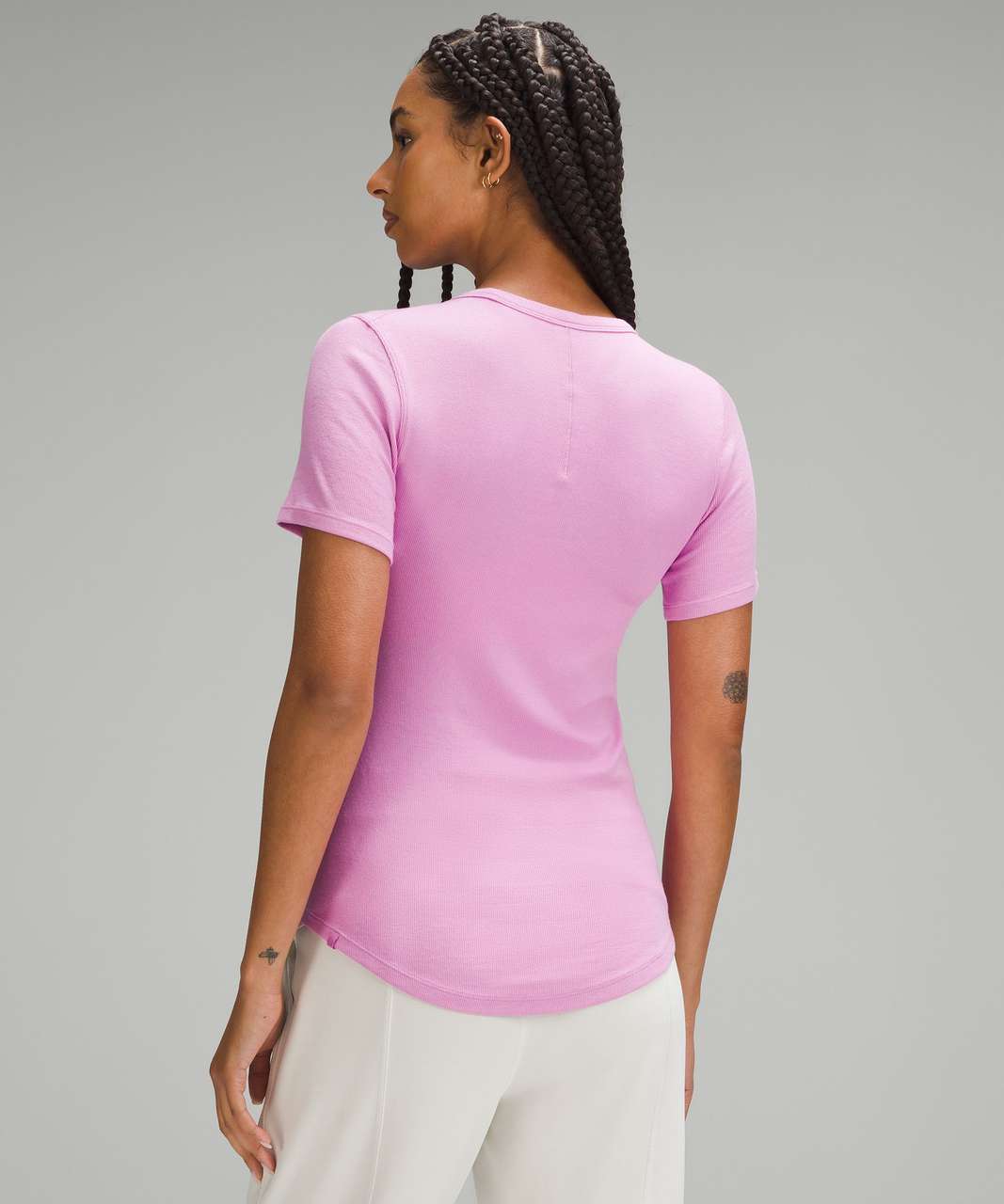 Lululemon Hold Tight Short-Sleeve Shirt - Dahlia Mauve