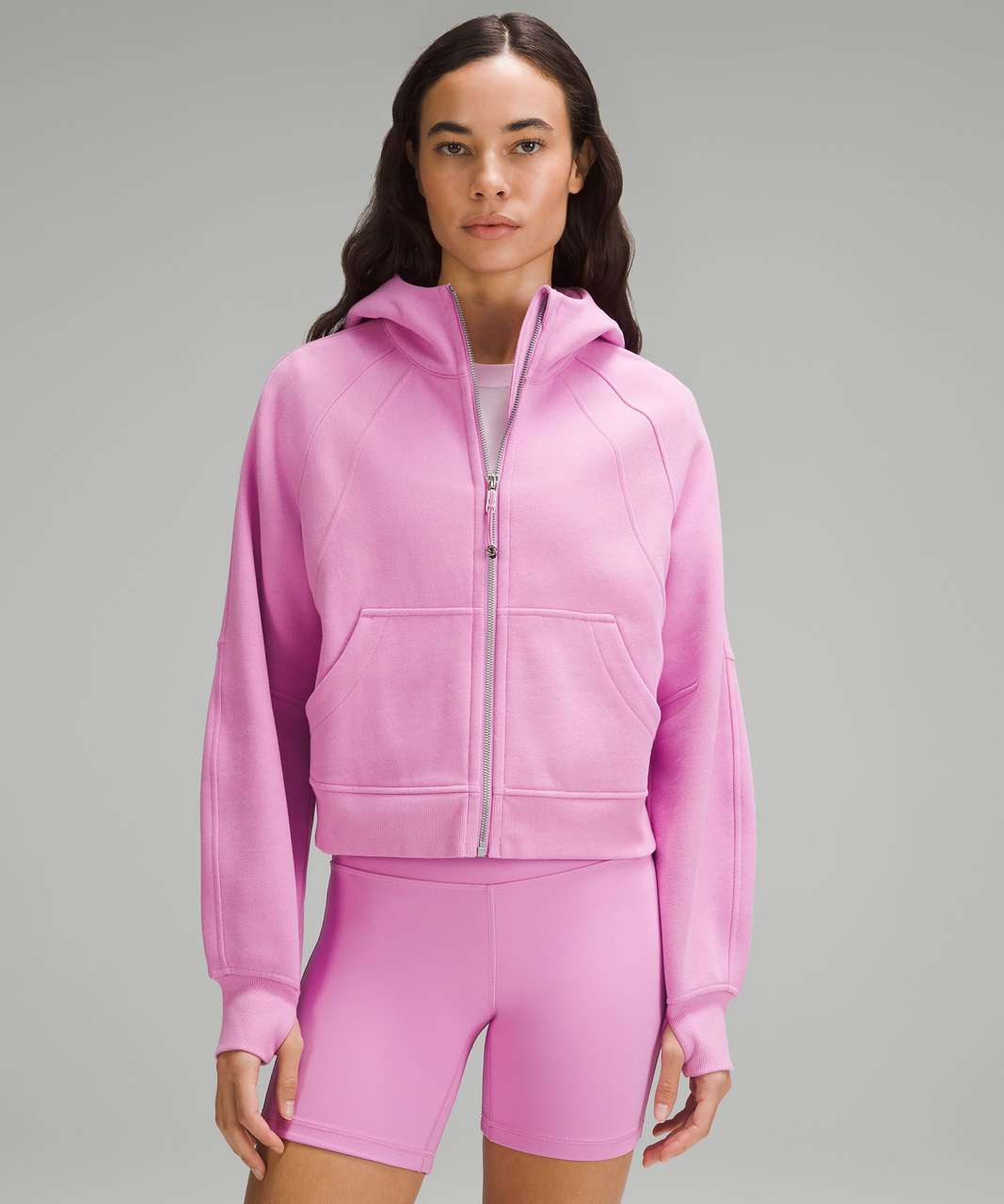 Lululemon Scuba Oversized Full-Zip Hoodie - Dahlia Mauve