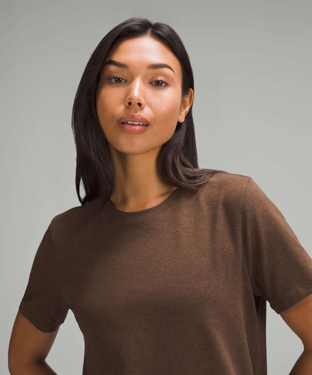 Lululemon Love Crewneck T-Shirt - Heathered Java