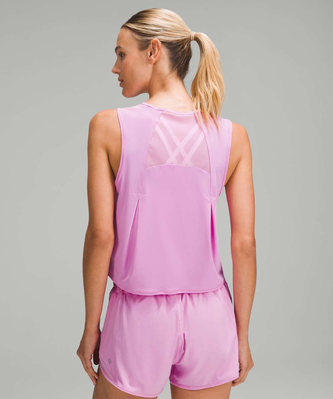 Lululemon Sculpt Cropped Tank Top - Dahlia Mauve