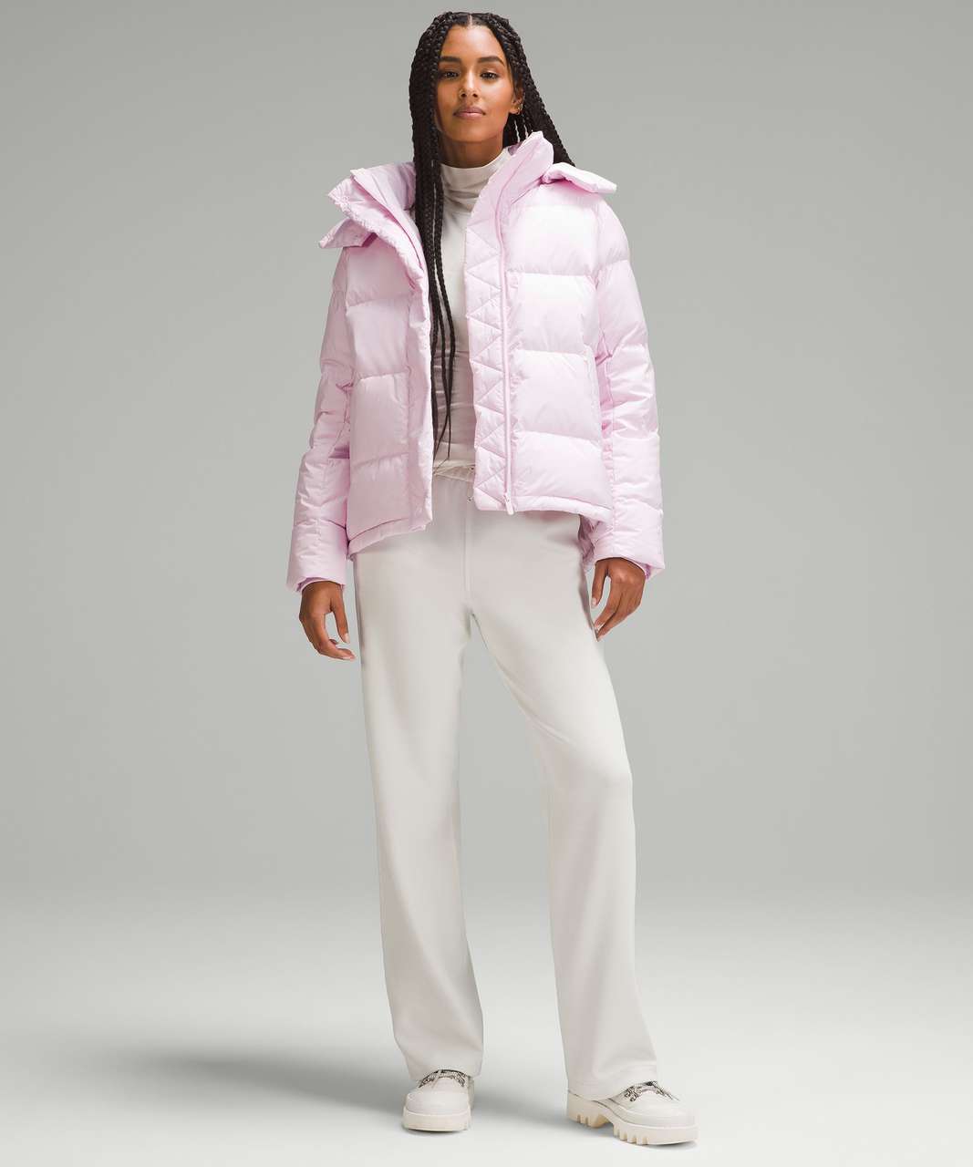 Lululemon Wunder Puff Jacket - Meadowsweet Pink - lulu fanatics