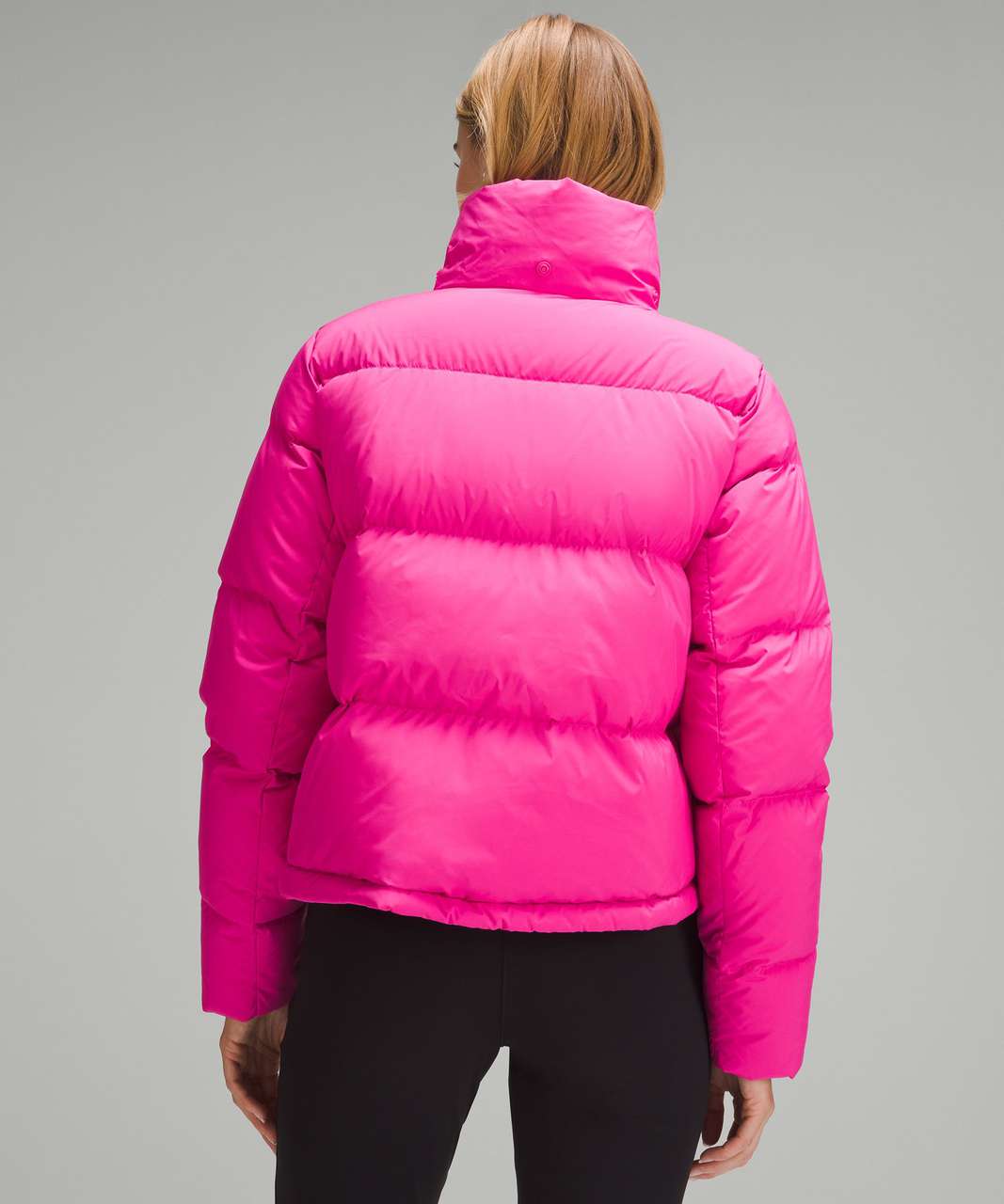 Lululemon Wunder Puff Cropped Jacket - Sonic Pink