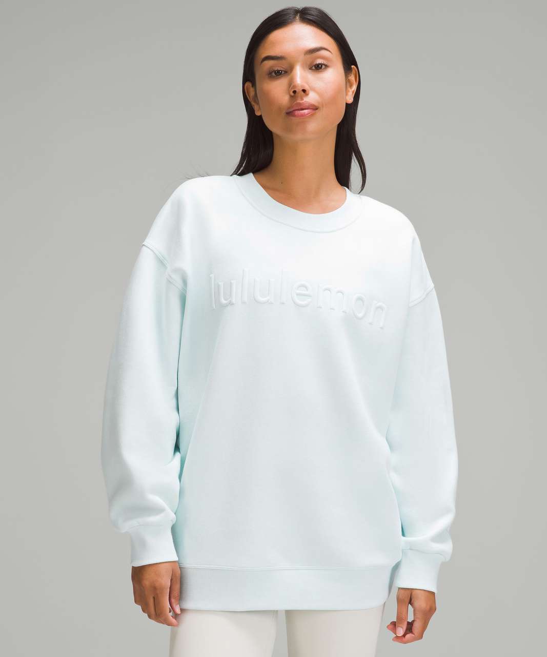 Lululemon Perfectly Oversized Crew *Logo - Spiced Chai - lulu fanatics