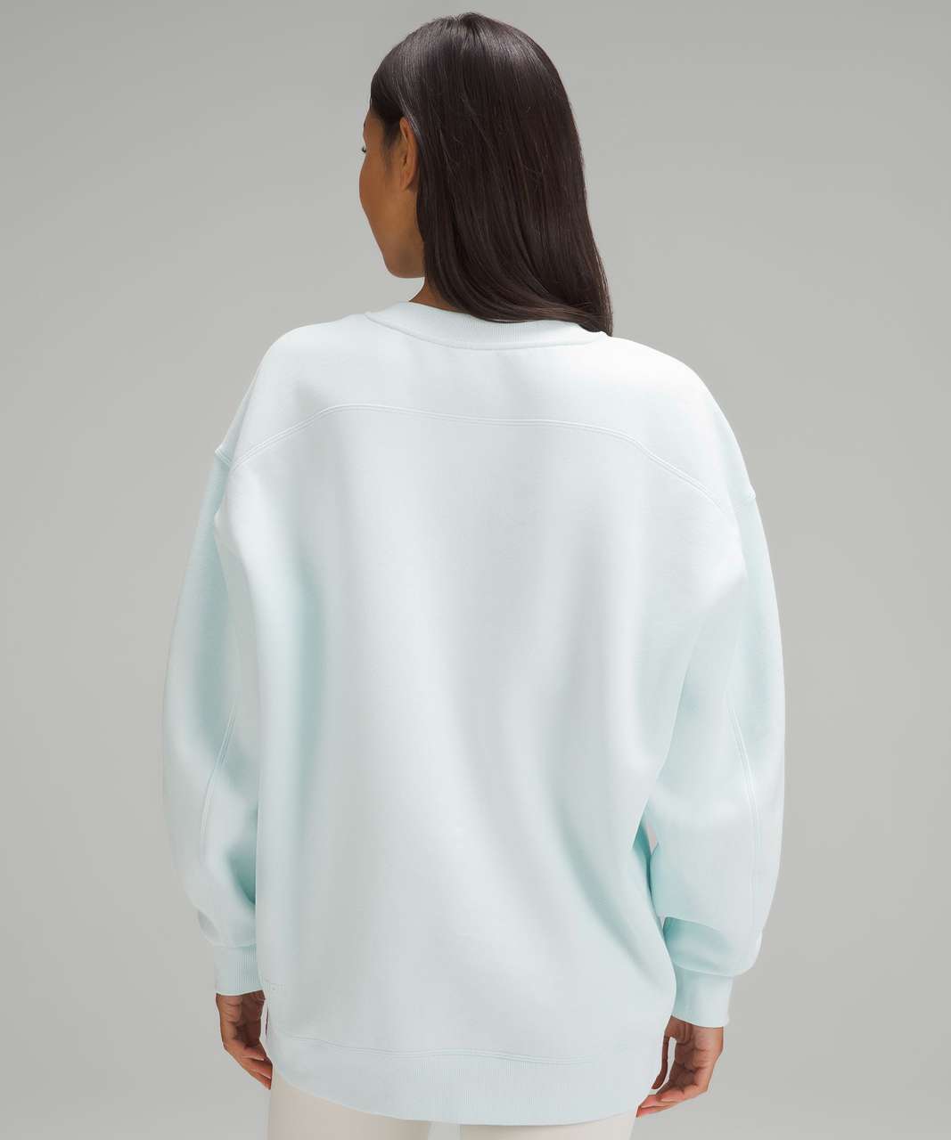 Lululemon Perfectly Oversized Crew *Fleece - Sheer Blue - lulu fanatics