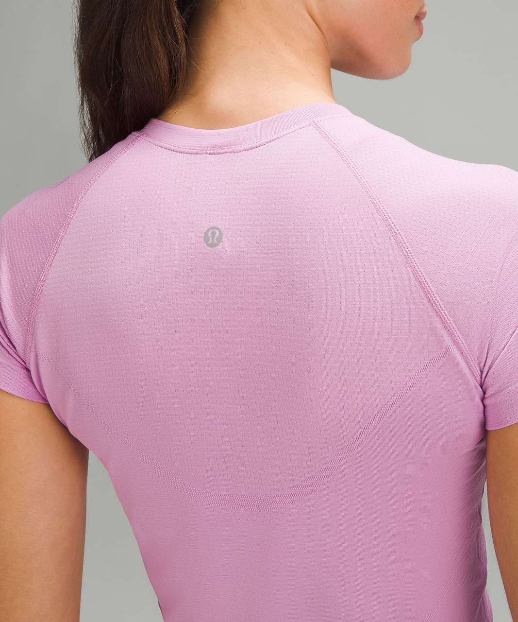 Lululemon Swiftly Tech Cropped Short-Sleeve Shirt 2.0 - Dahlia Mauve / Dahlia Mauve