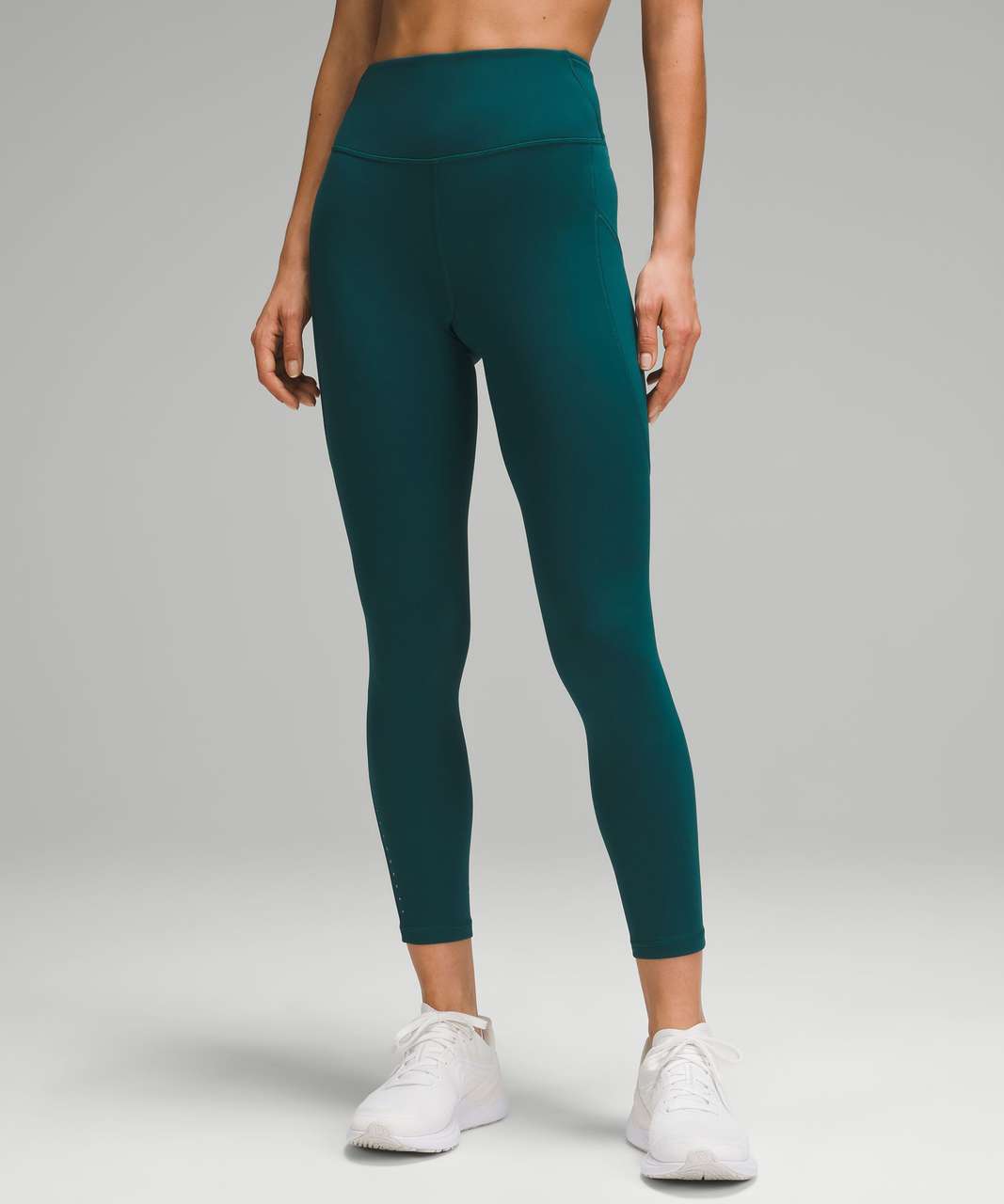 Lululemon Fast and Free High-Rise Fleece Tight 25" *Pockets - Storm Teal