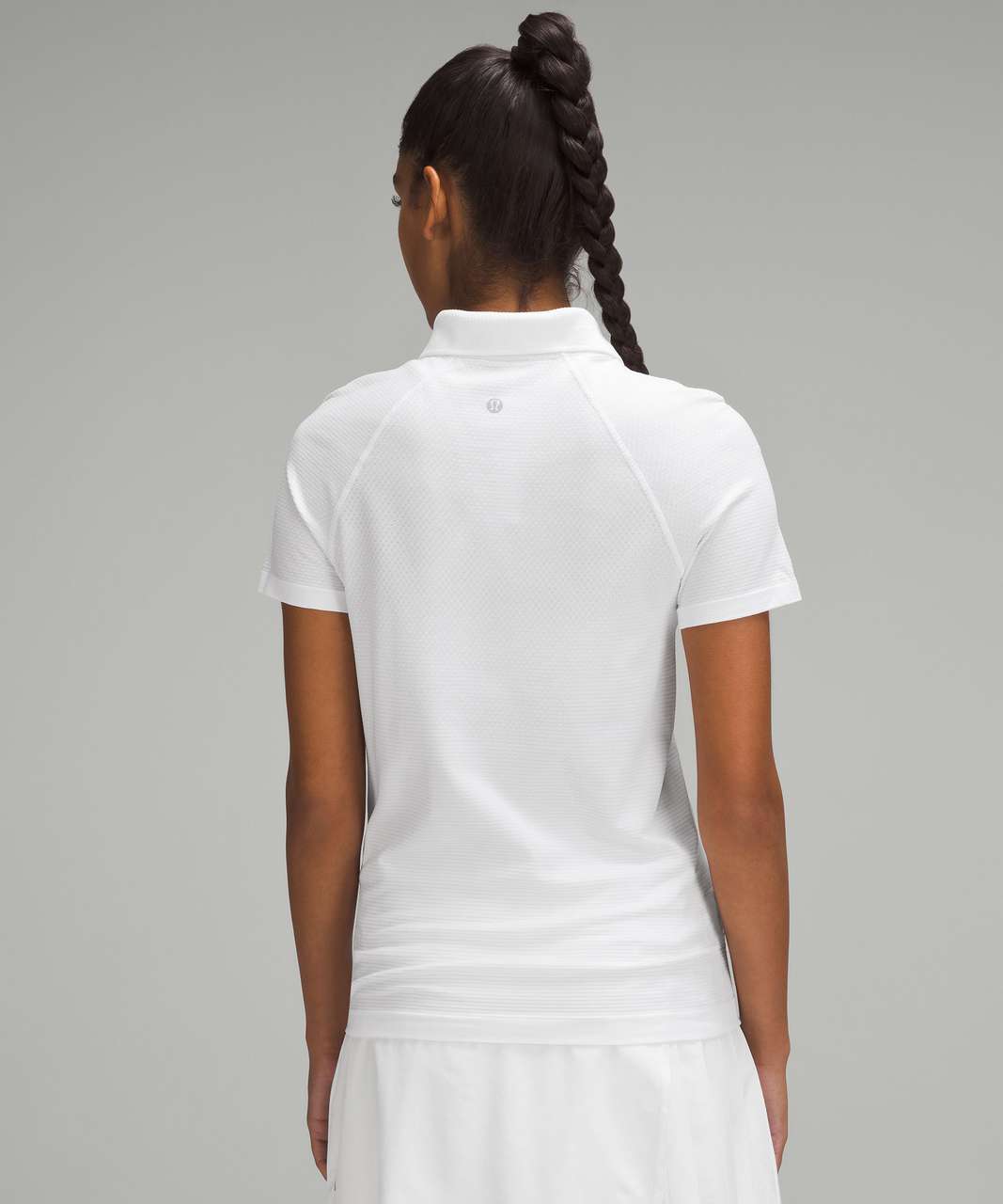 Lululemon Swiftly Tech Short-Sleeve Polo Shirt - White / White