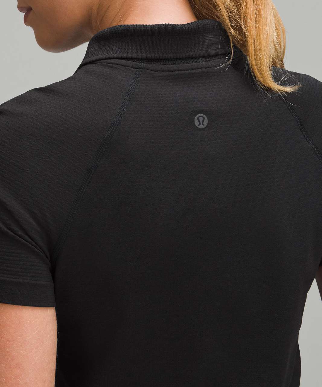 Lululemon Swiftly Tech Short-Sleeve Polo Shirt - Black / Black