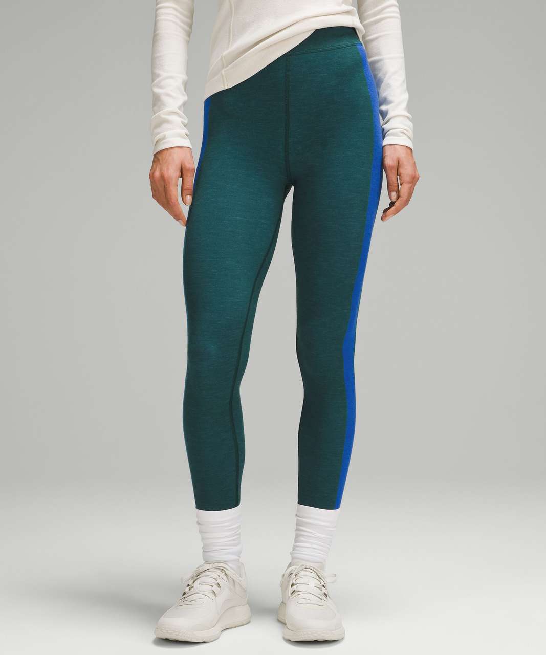 Lululemon Keep The Heat Thermal Tight *28 - Petrol Blue - lulu fanatics