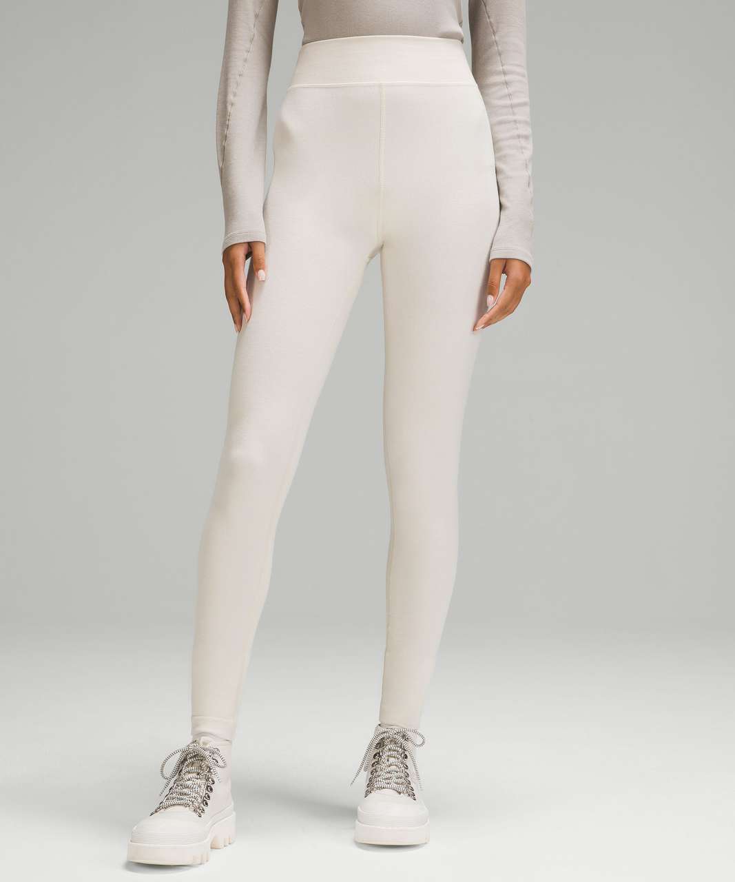 Lululemon Keep the Heat Thermal High-Rise Tight 28 *Colourblock - Natural  Ivory / Bone - lulu fanatics