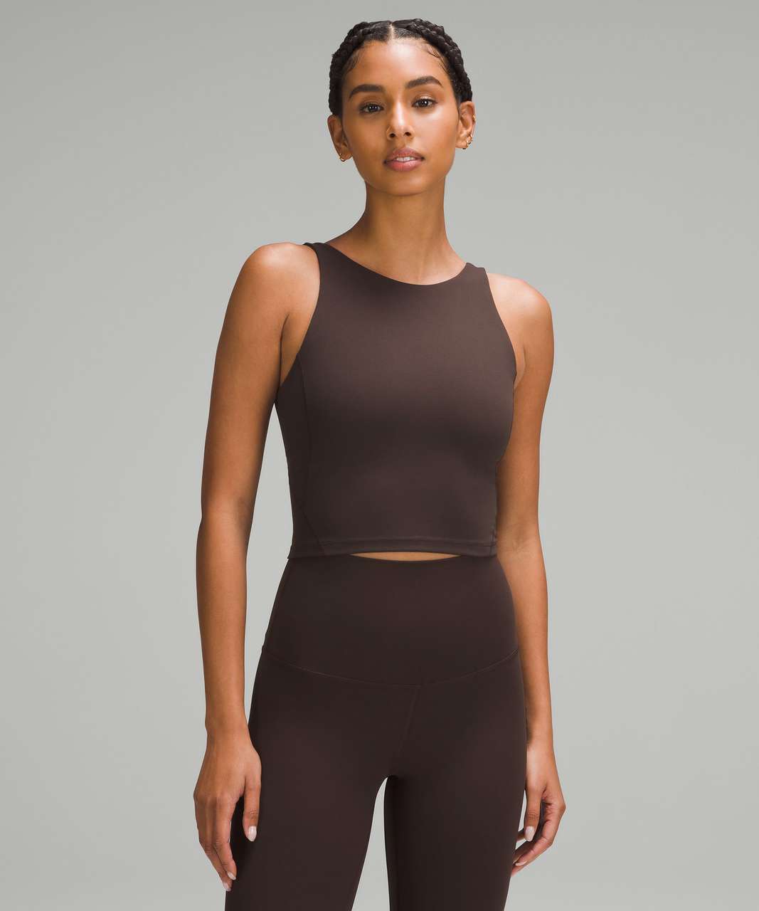 Lululemon Align Waist-Length Tank Top - Roasted Brown - lulu fanatics