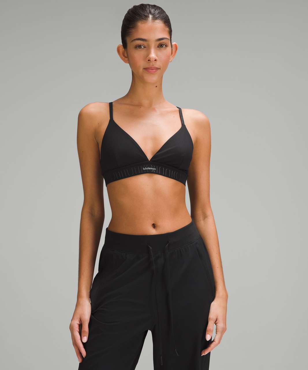 Lululemon Ribbed Train Bra Black Size XS - $48 (17% Off Retail