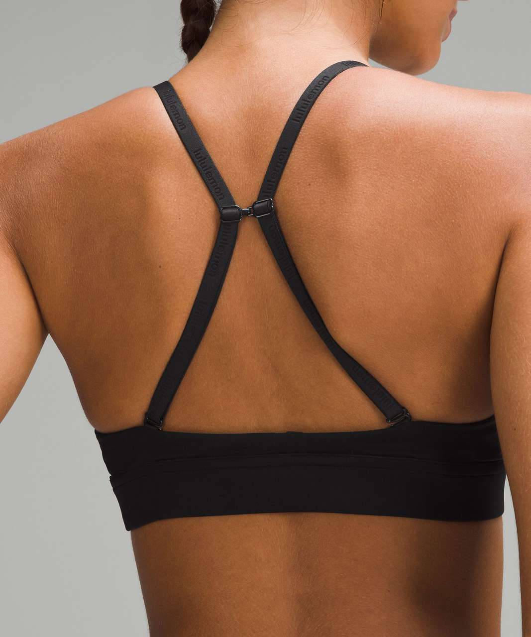 Lululemon License to Train Triangle Bra Light Support, A/B Cup *Logo - Black