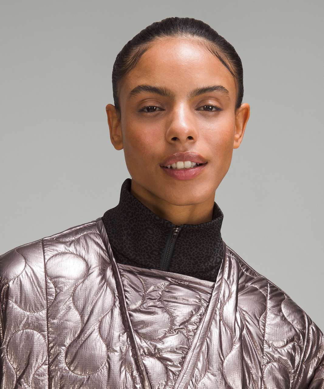 Lululemon lab Metallic Quilted Jacket - Lunar Rock