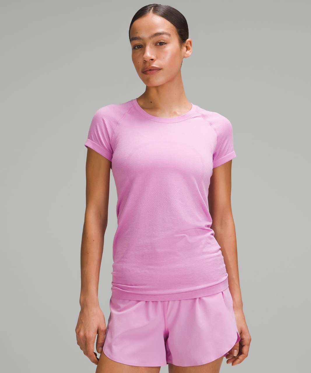 Lululemon Swiftly Tech Short-Sleeve Shirt 2.0 - Dahlia Mauve / Dahlia Mauve