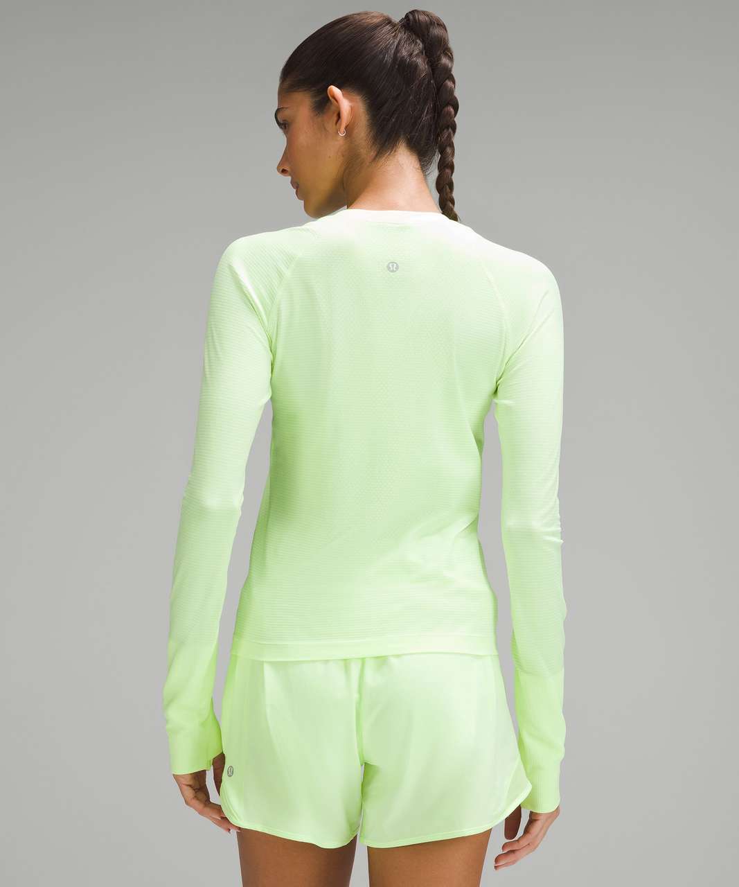 Swiftly Tech Long-Sleeve Shirt 2.0 *Race Length, Maldives Green/Mint  Moment