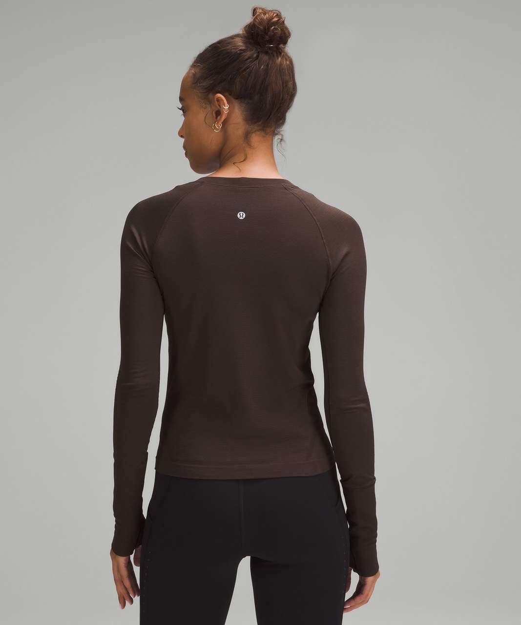 Lululemon Swiftly Tech Long-Sleeve Shirt 2.0 *Race Length - Espresso /  Espresso - lulu fanatics