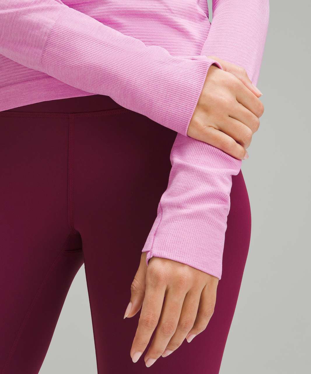 Lululemon Swiftly Tech Long-Sleeve Shirt 2.0 *Race Length - Dahlia Mauve / Dahlia Mauve