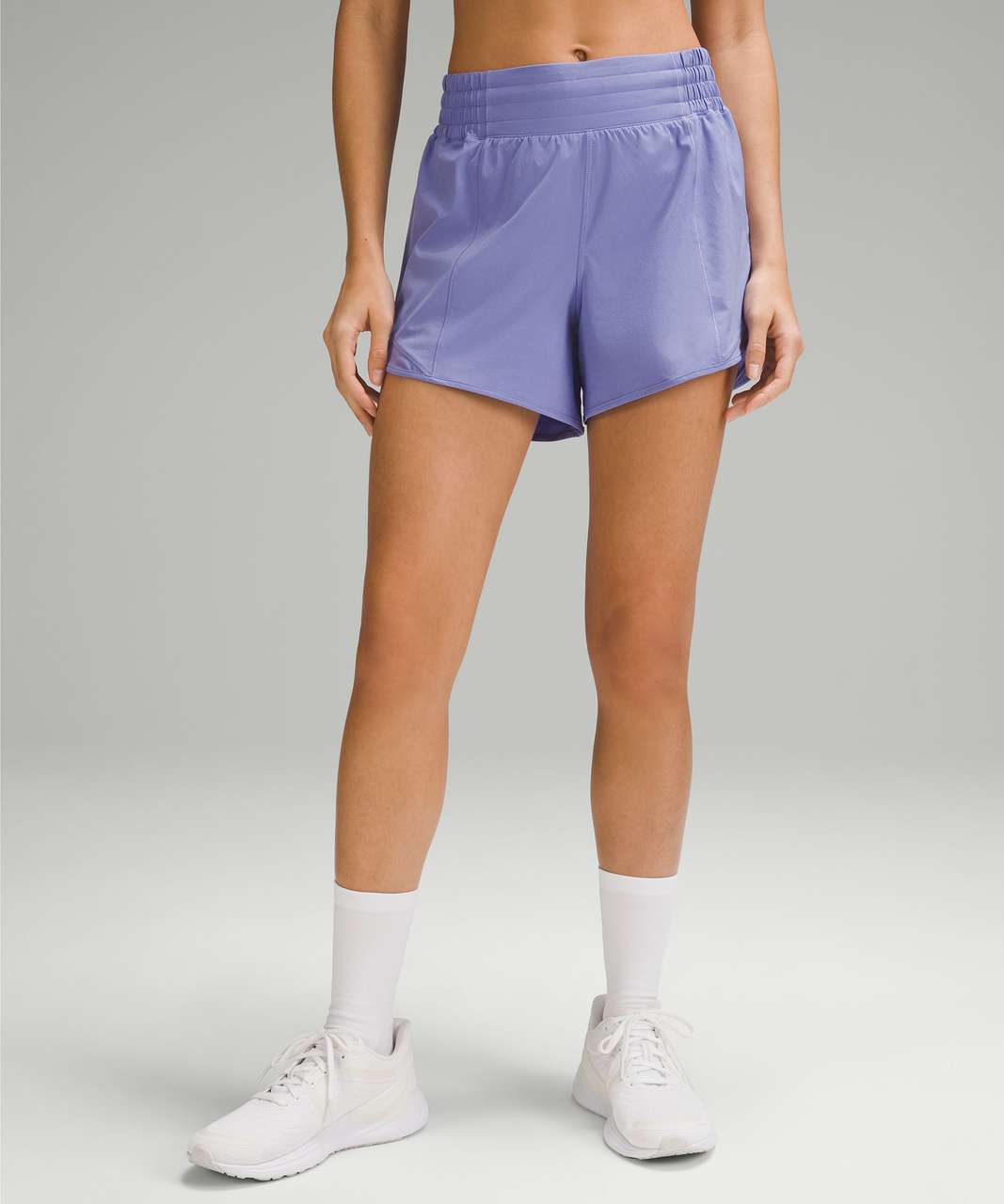 Lululemon Hotty Hot High-Rise Lined Short 4" - Dark Lavender