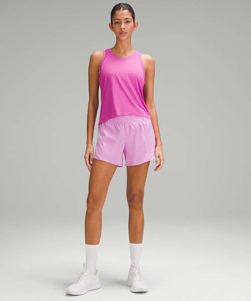 Lululemon Hotty Hot Low Rise Short 4 - Sonic Pink - lulu fanatics