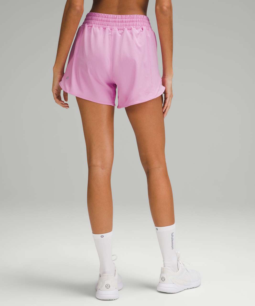 Lululemon Hotty Hot High-Rise Short 4 - Sonic Pink - lulu fanatics