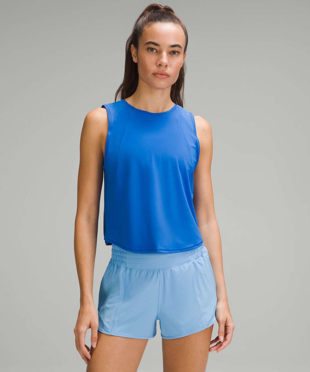 Lululemon Sculpt Cropped Tank Top - Blazer Blue Tone