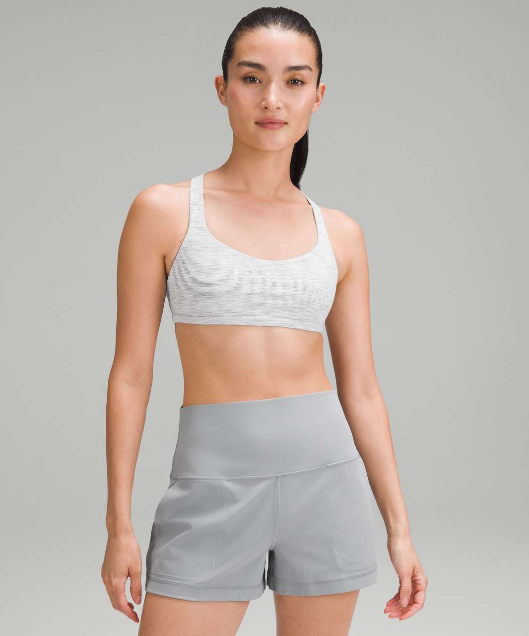 Lululemon Free to Be Bra - Wild *Light Support, A/B Cup - Silver Blue - lulu  fanatics