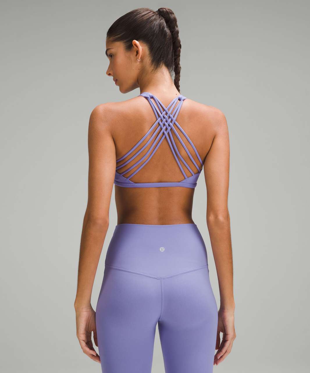 Lululemon Free to Be Bra - Wild *Light Support, A/B Cup - Dark Lavender