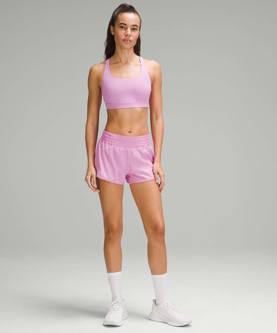 Lululemon Hotty Hot High-Rise Lined Short 2.5 - Strawberry Milkshake - lulu  fanatics