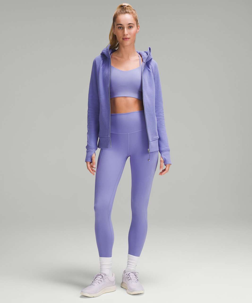 Lululemon Scuba Full-Zip Hoodie - Dark Lavender