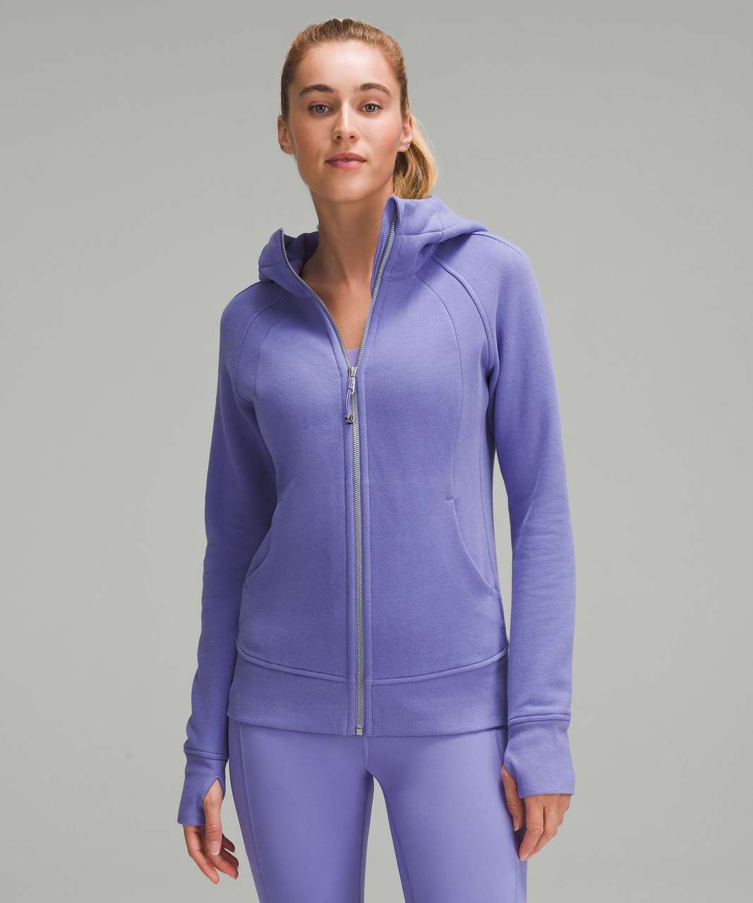 Lululemon Scuba Full-Zip Hoodie - Dark Lavender