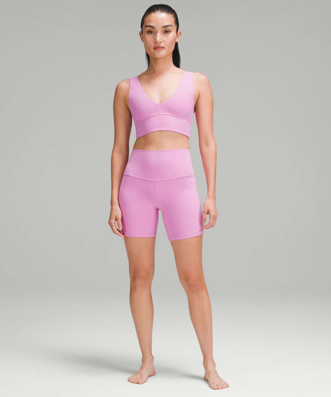 Lululemon Align V-Neck Bra A/B Cup LIPG Lip Gloss Pink Size 4, 6, 8 NWT