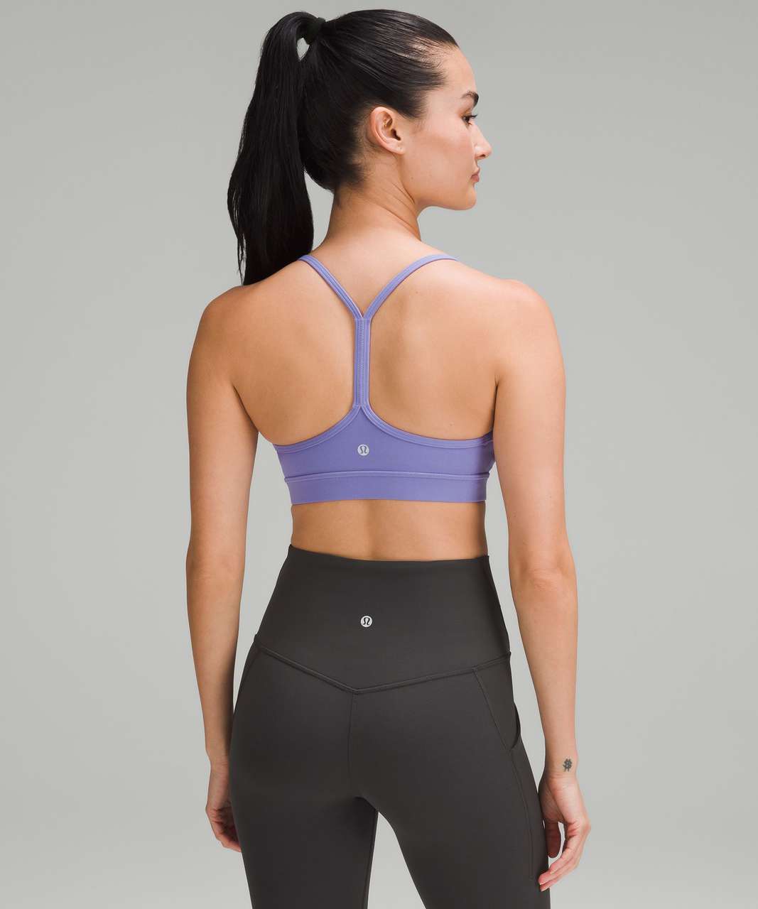 lululemon athletica Flow Y Bra Nulu Light Support, A-c Cups in Purple