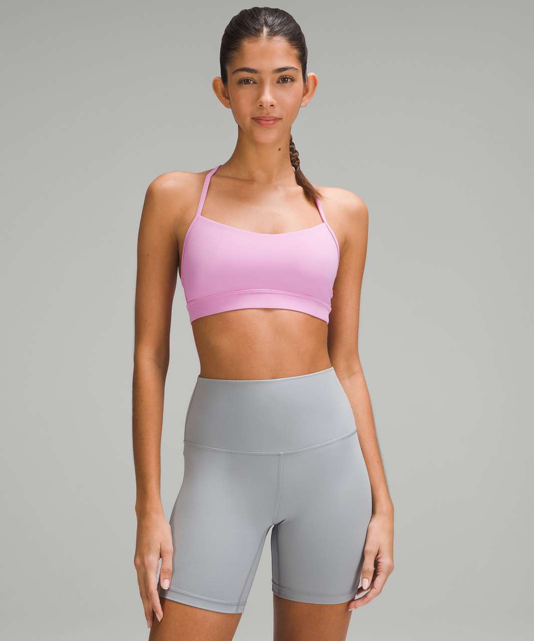 Lululemon Flow Y Bra Nulu *Light Support, A–C Cups - Dahlia Mauve