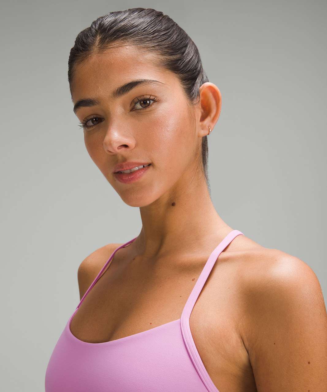 Lululemon Flow Y Bra Nulu *Light Support, A–C Cups - Dahlia Mauve