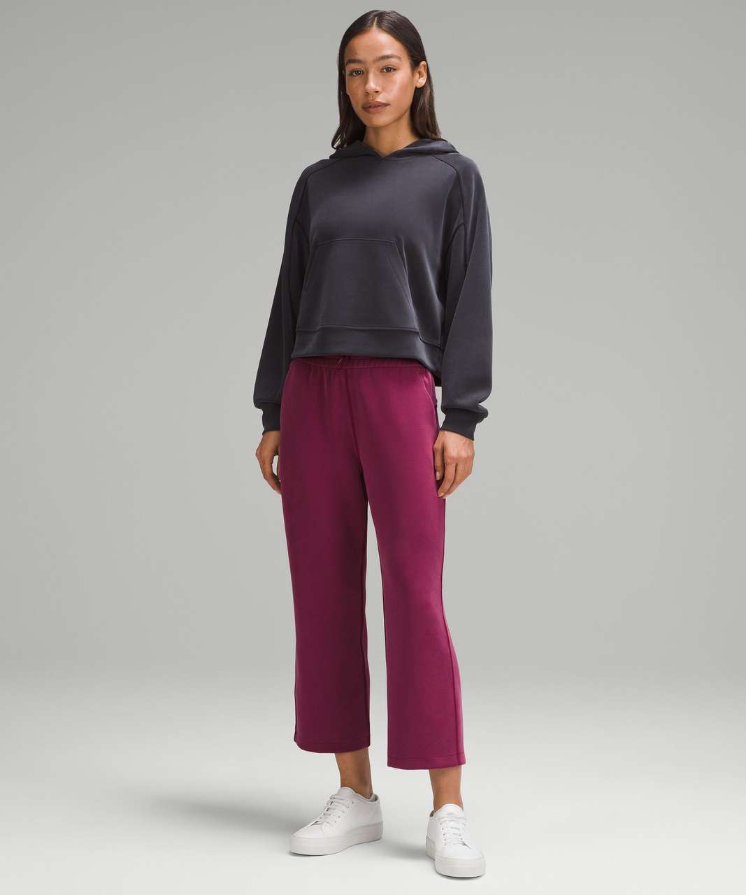 Lululemon Softstreme High-Rise Straight-Leg Cropped Pant - Deep Luxe