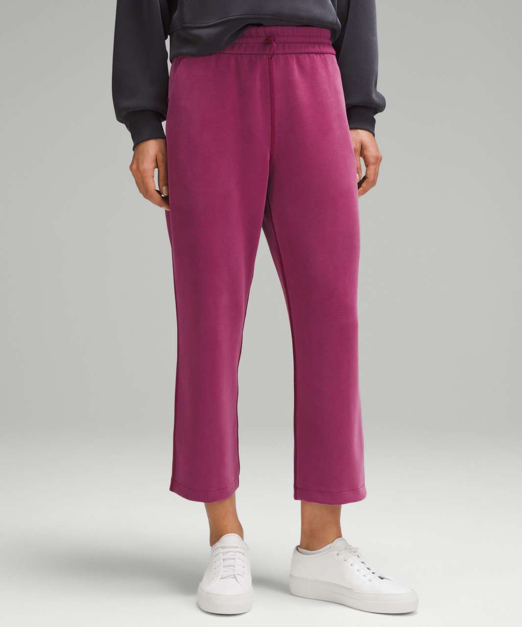 Lululemon Softstreme High-Rise Straight-Leg Cropped Pant - Deep Luxe