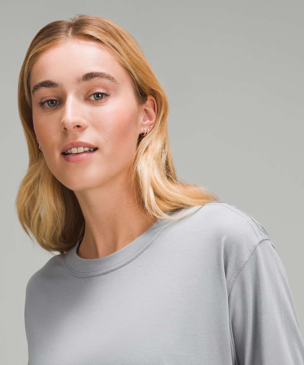 Lululemon All Yours Long-sleeve Shirt - Heathered Core Ultra Light Grey