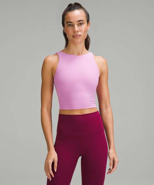 Lululemon Align High-Neck Tank Top - Sonic Pink - lulu fanatics