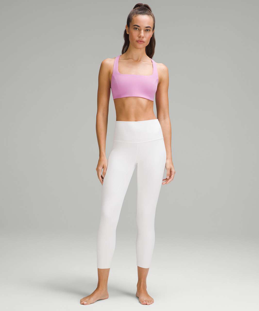 Lululemon SmoothCover Yoga Bra *Light Support, B/C Cup - Dahlia Mauve ...