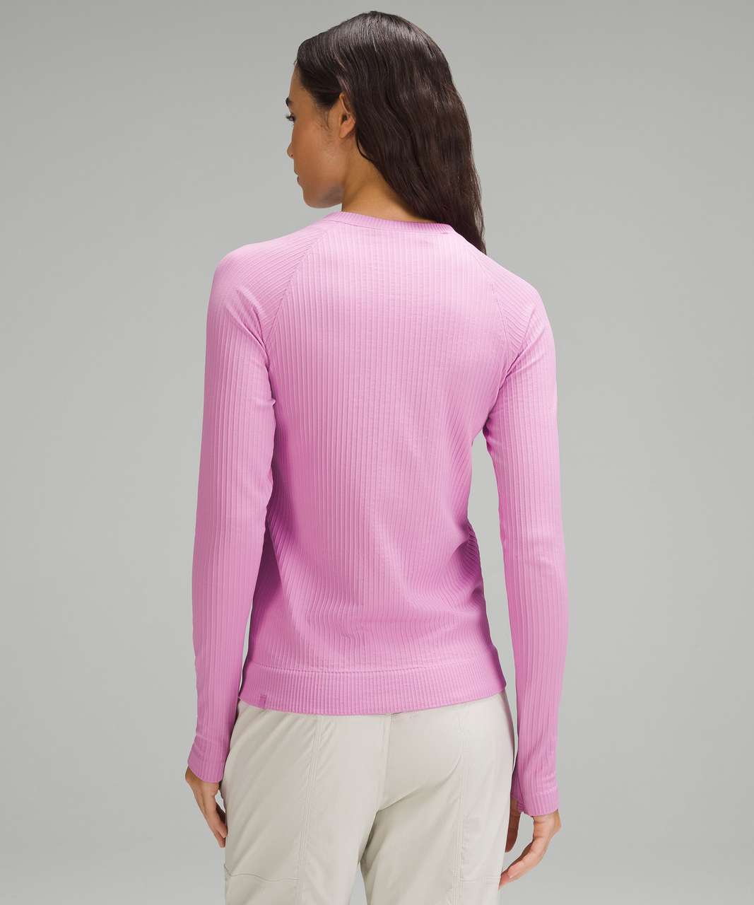 Lululemon Rest Less Pullover - Colour Rib Dahlia Mauve / Dahlia Mauve