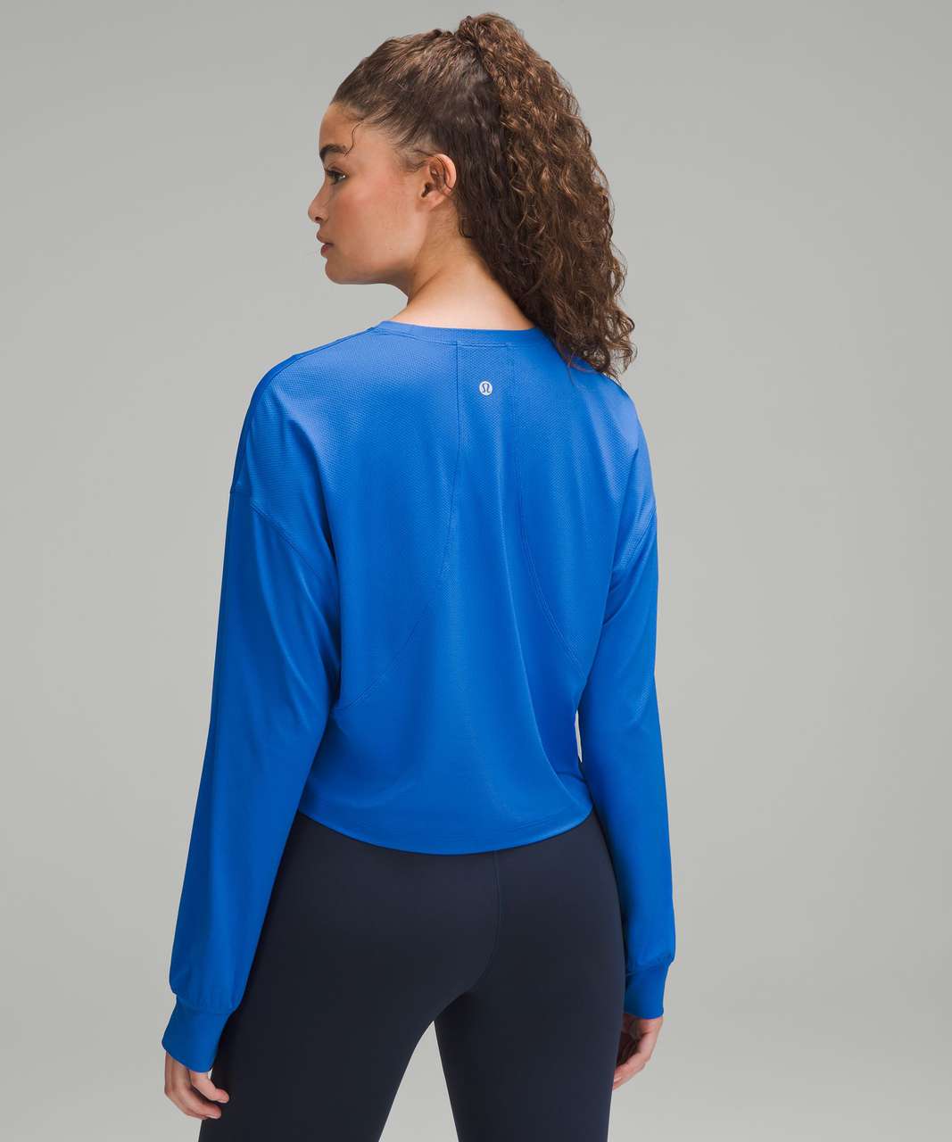 Lululemon Abrasion-Resistant Training Long-Sleeve Shirt - Blazer Blue Tone