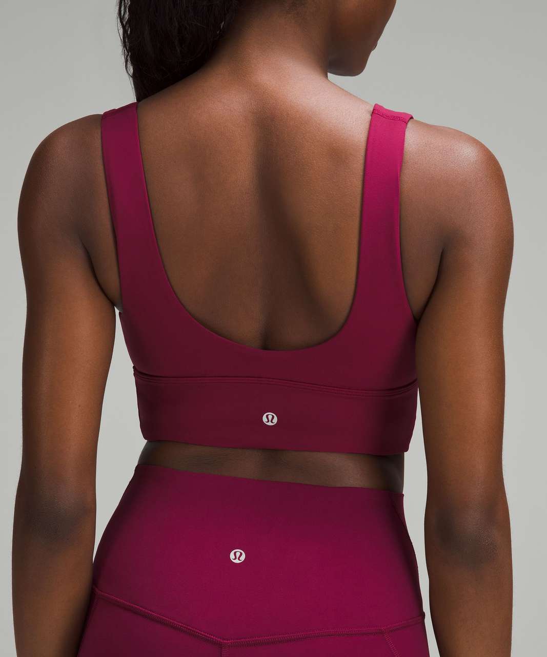 Lululemon Align V-Neck Bra *Light Support, C/D Cup - Deep Luxe