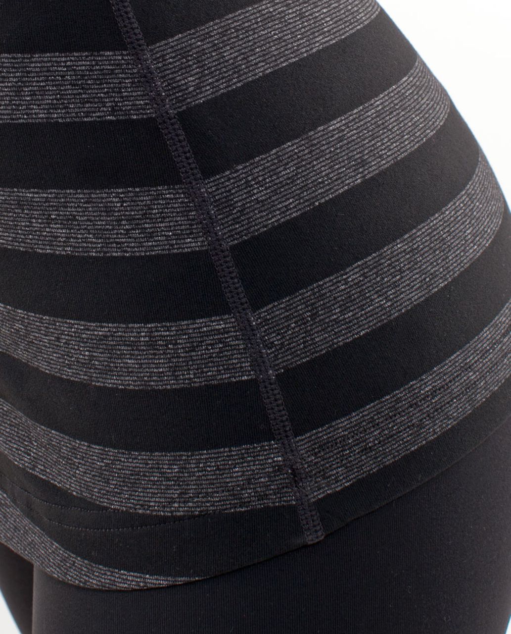 Lululemon Cool Racerback - Black Black Micro Macro Stripe