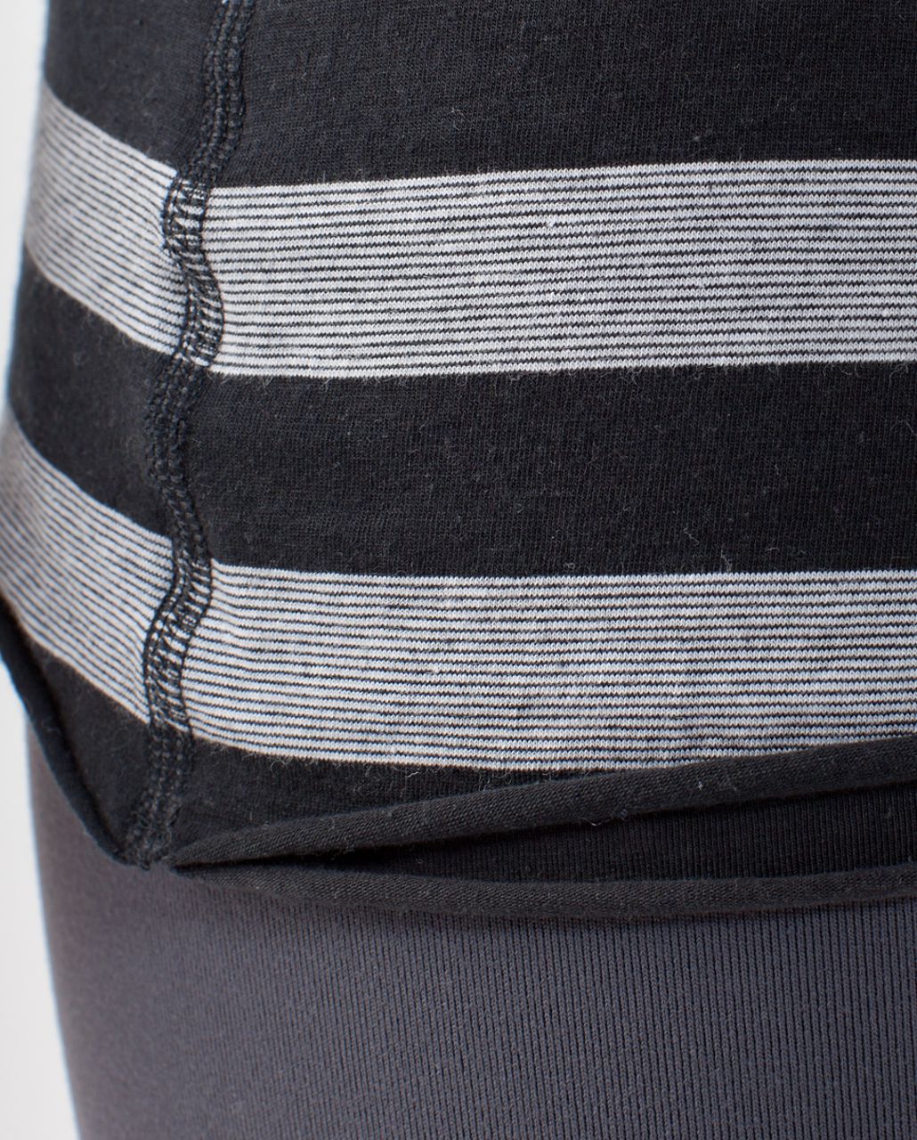 Lululemon Cabin Long Sleeve Tee II - Black Black Micro Macro Stripe /  Black