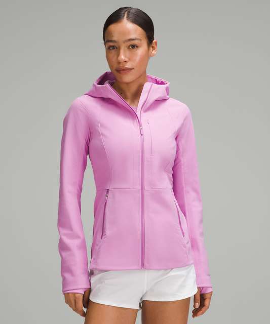 New Lululemon Cross Chill Jacket RepelShell color White size 10 -LW4BOHS WHT