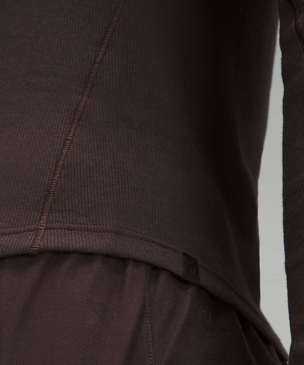 Lululemon Hold Tight Long-Sleeve Henley - Espresso - lulu fanatics