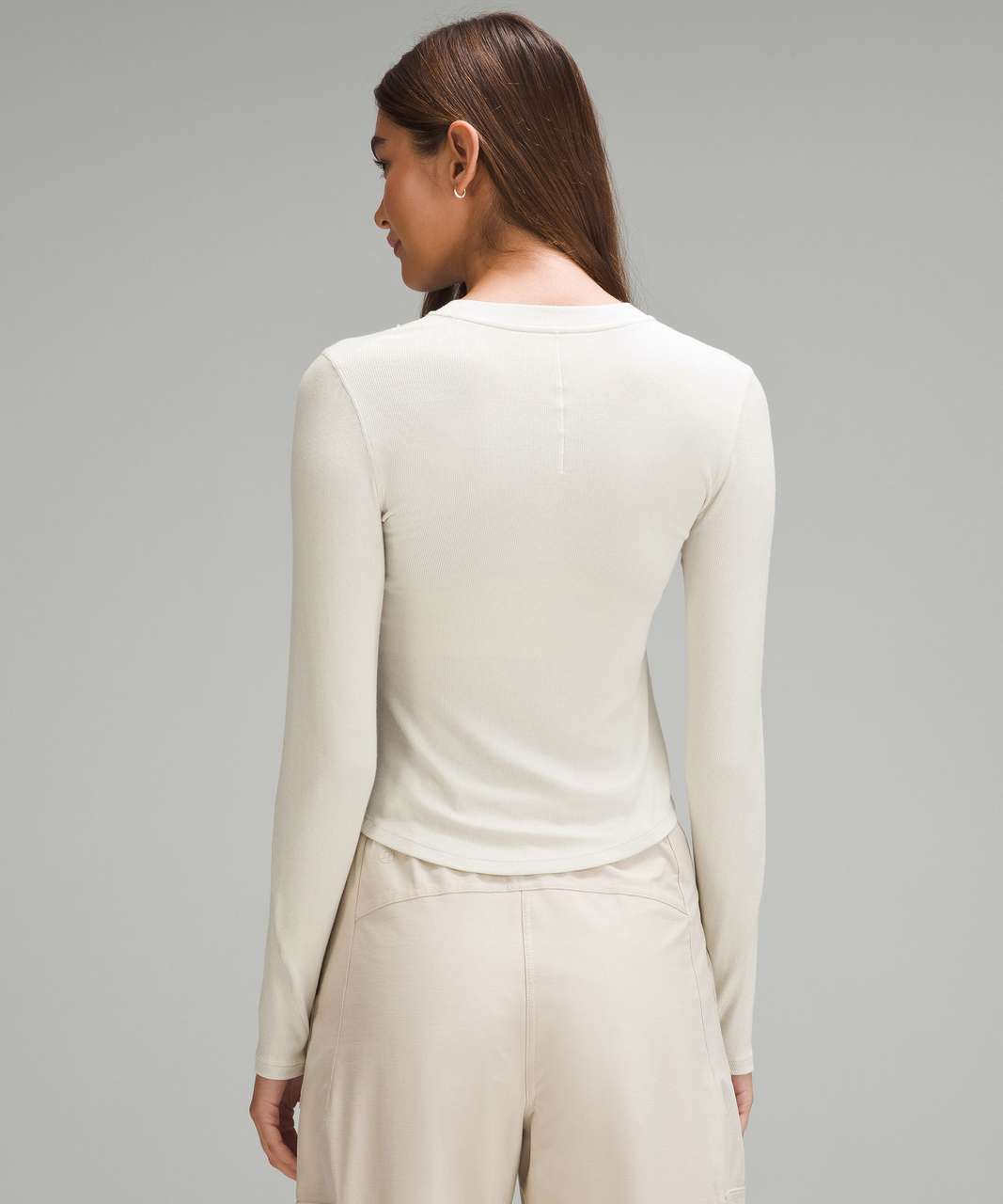 Lululemon Hold Tight Long-Sleeve Henley - Bone