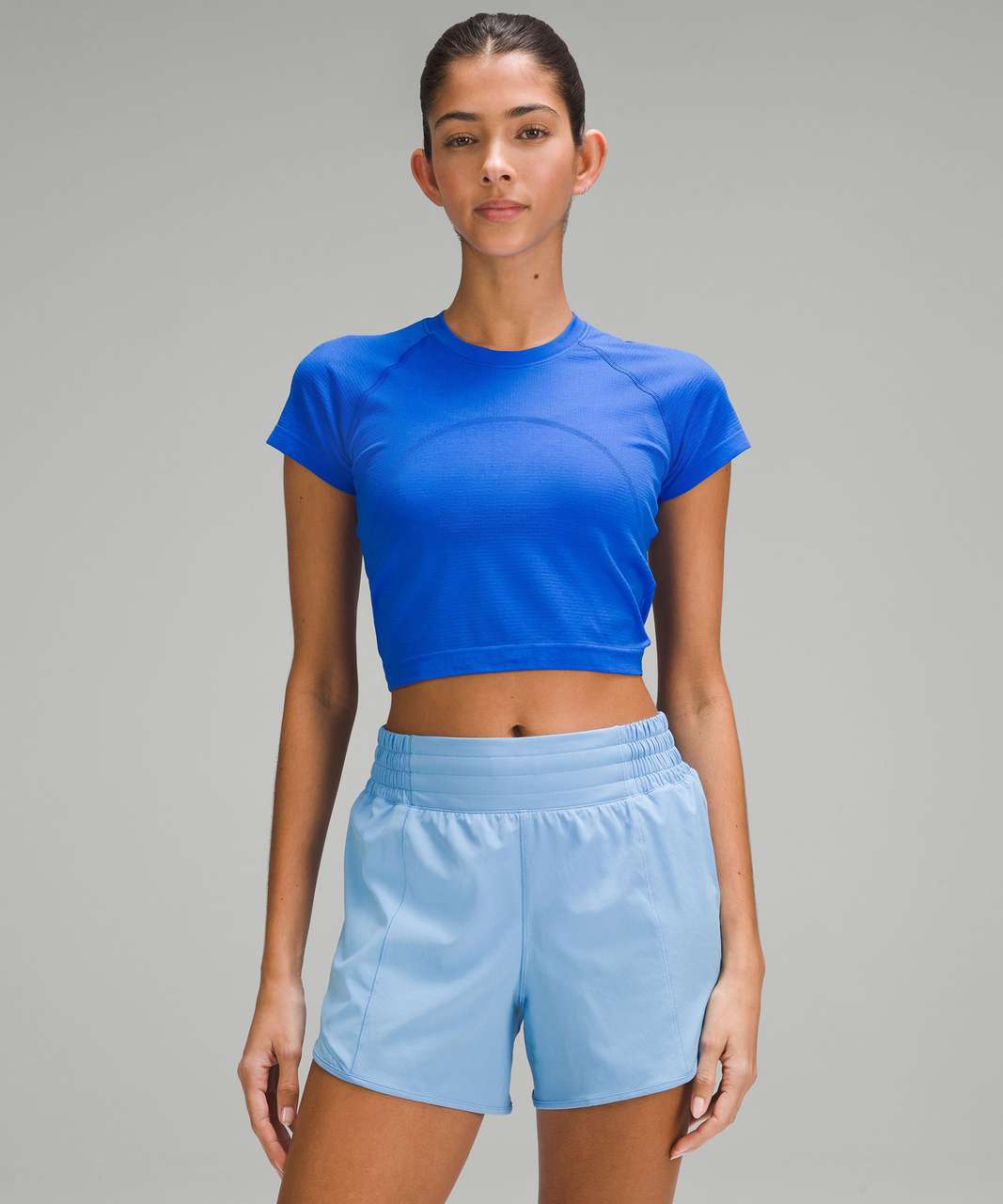 Lululemon Swiftly Tech Cropped Short-sleeve Shirt 2.0