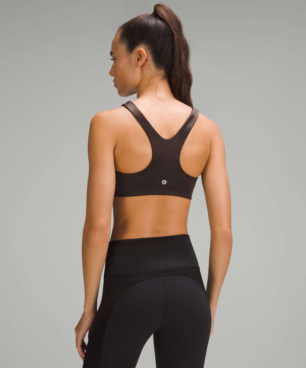 Lululemon Shine Racerback Train Bra *Medium Support, A/B Cup - Espresso